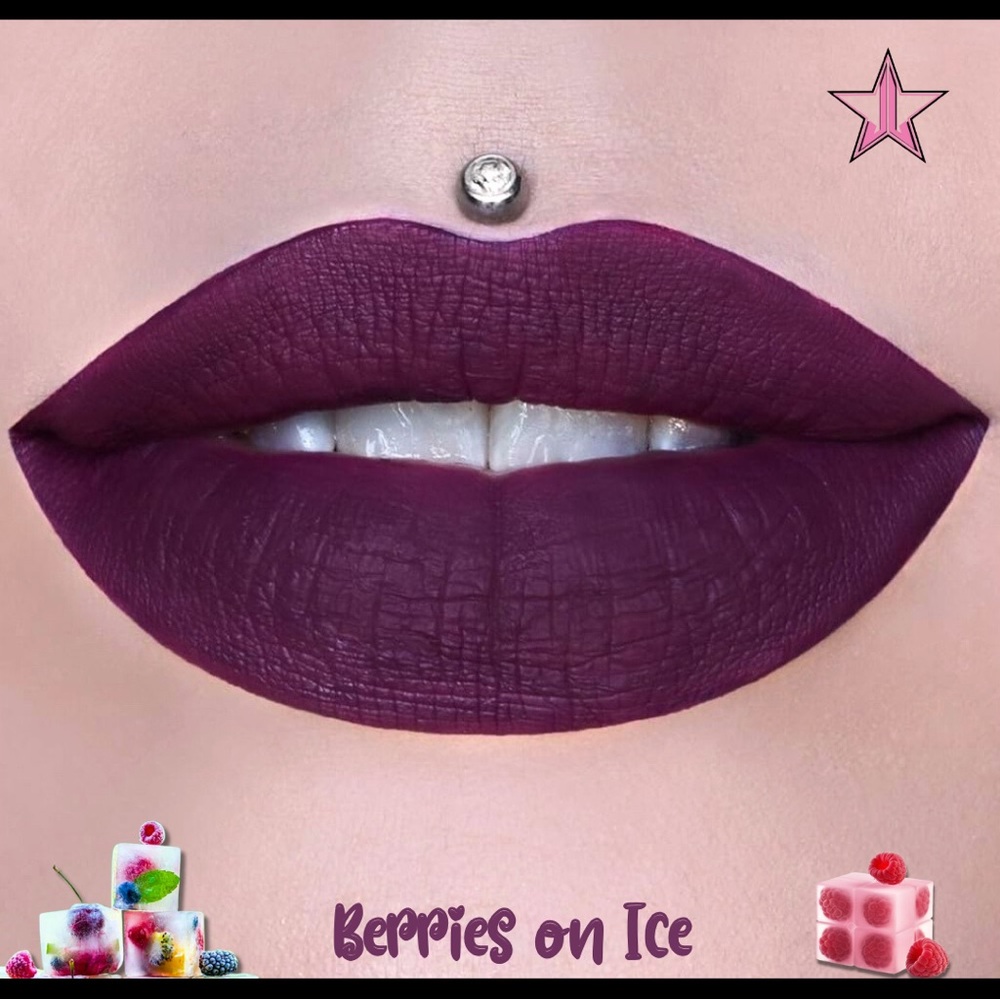 Jeffree Star | ‘Berries On Ice’ Velour Liquid Lipstick NiB | L.E. Holographic